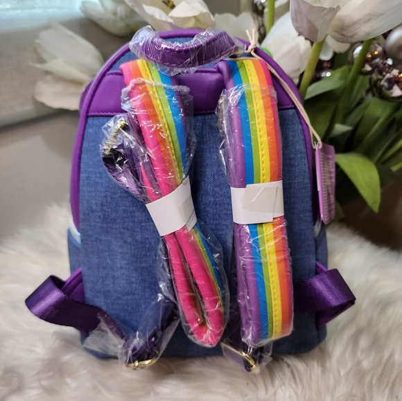 Set of 2 Lisa Frank Panda Painter Cosplay Backpack&Matching wristlet new - Picture 4 of 6